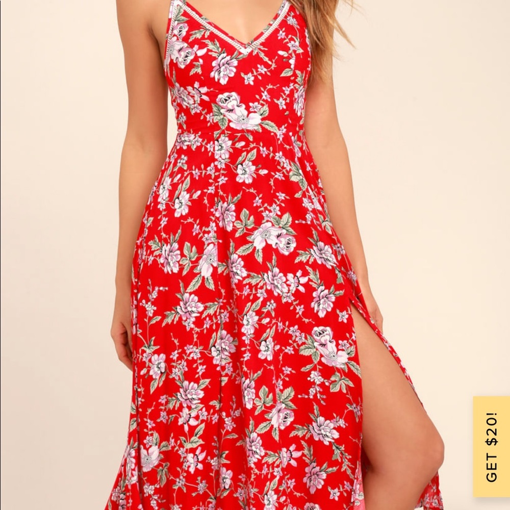 Red lulu’s summer dress